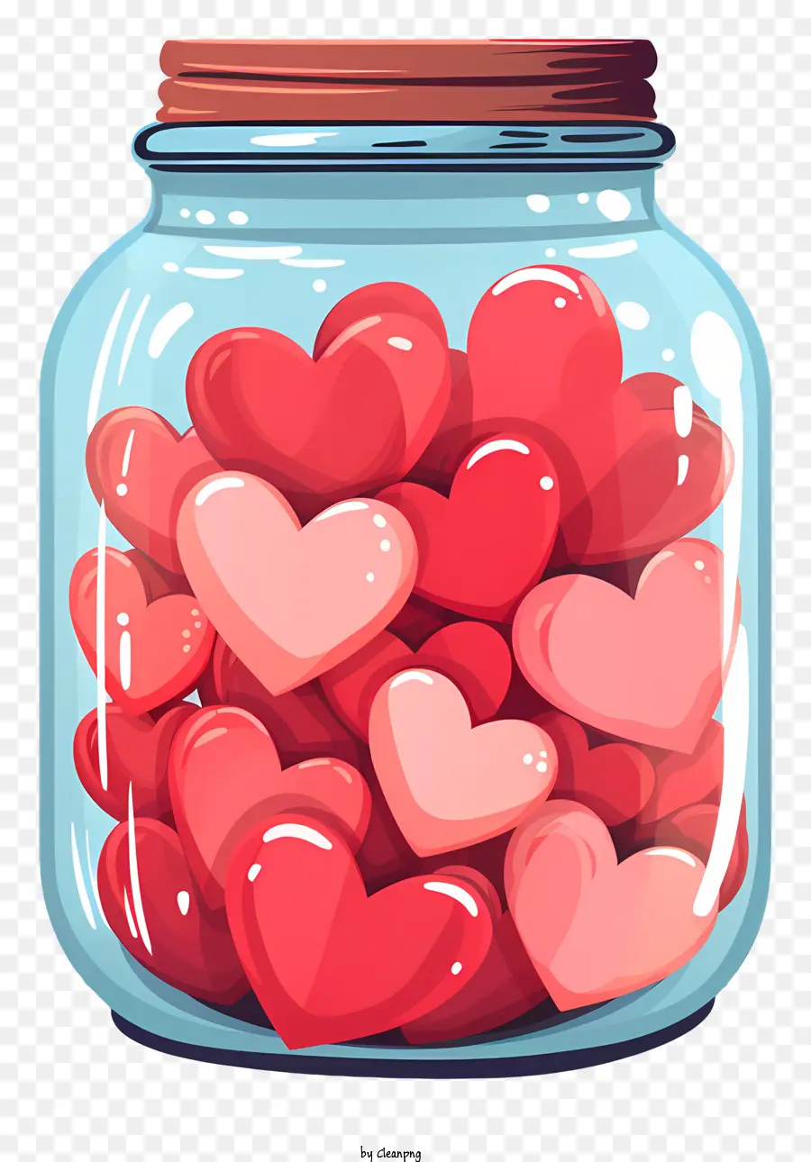 Jar Mason，Bonbons De La Saint Valentin PNG