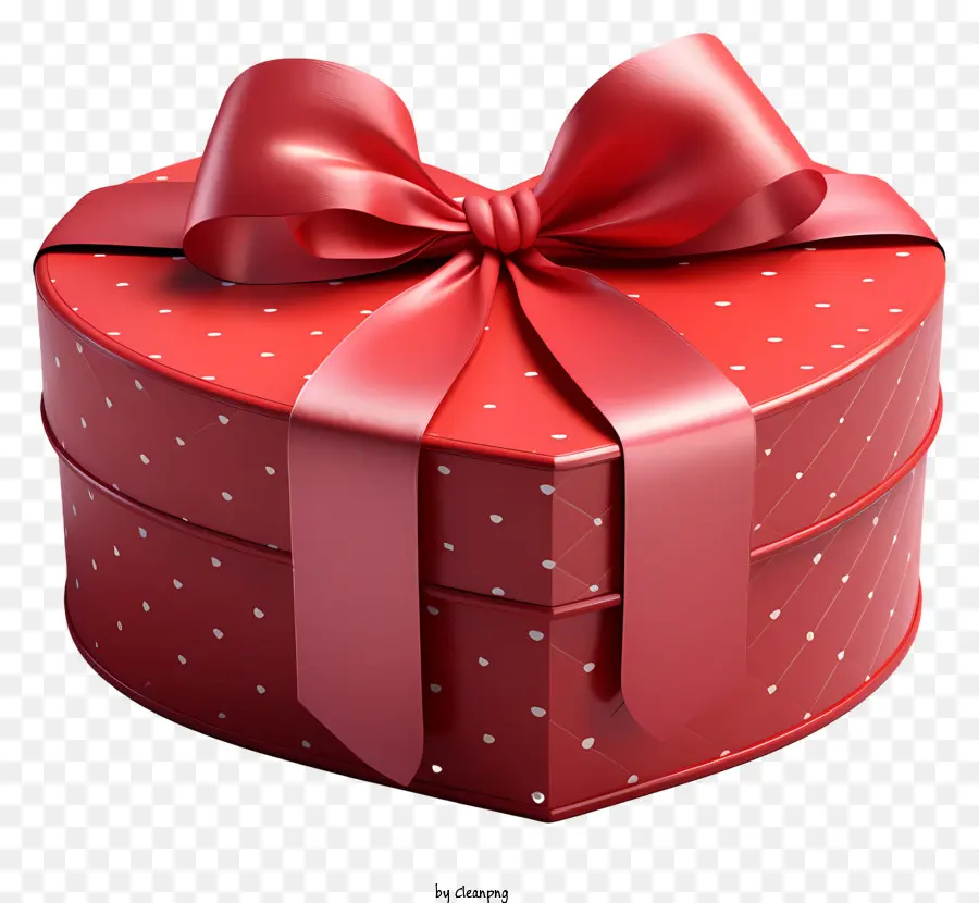 Boîte Cadeau，Boîte Cadeau En Forme De Cœur Rouge PNG