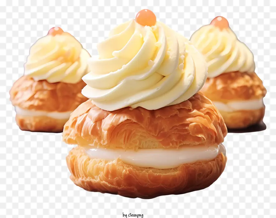 Choux à La Crème Pastel，Choux à La Crème PNG