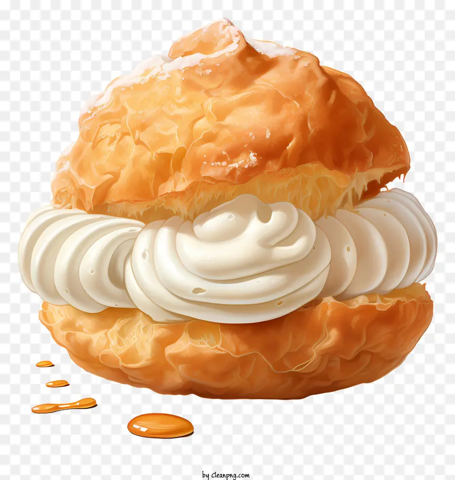 Journée Des Choux à La Crème，Chou à La Crème PNG