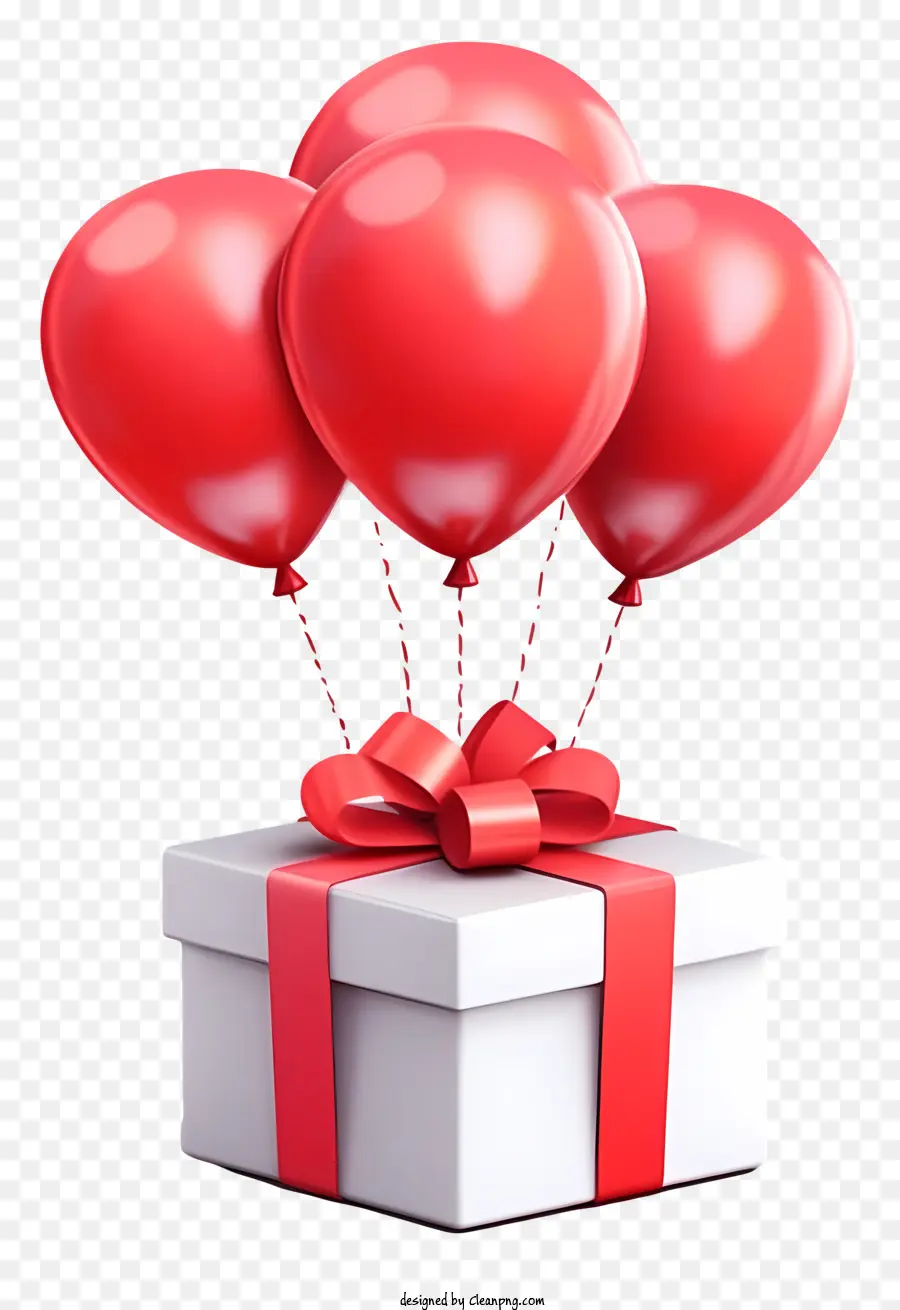 Ballon Cadeau Saint Valentin Style Rétro Tendance，Ballons PNG