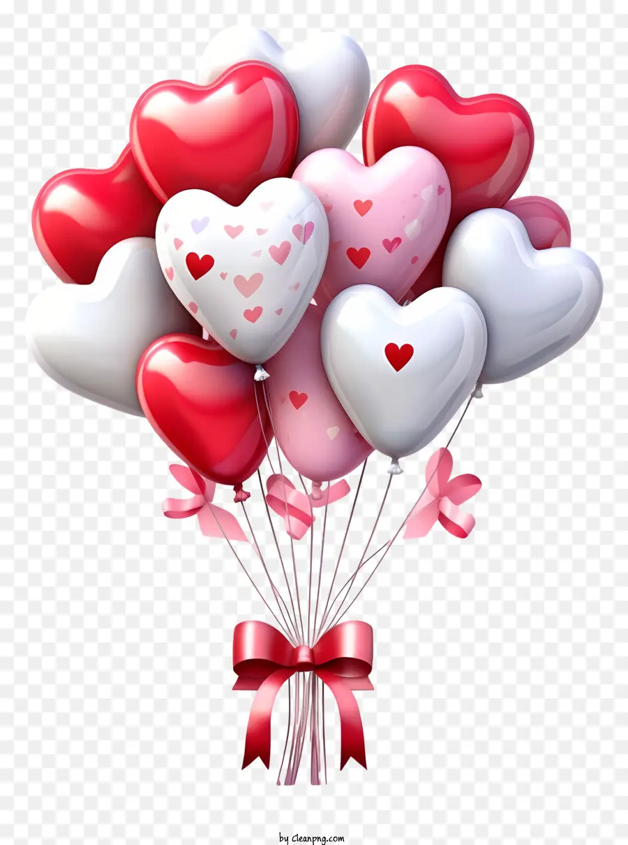 Ballon Cadeau Pastel De La Saint Valentin，Cadeau De Jour De Valentines PNG