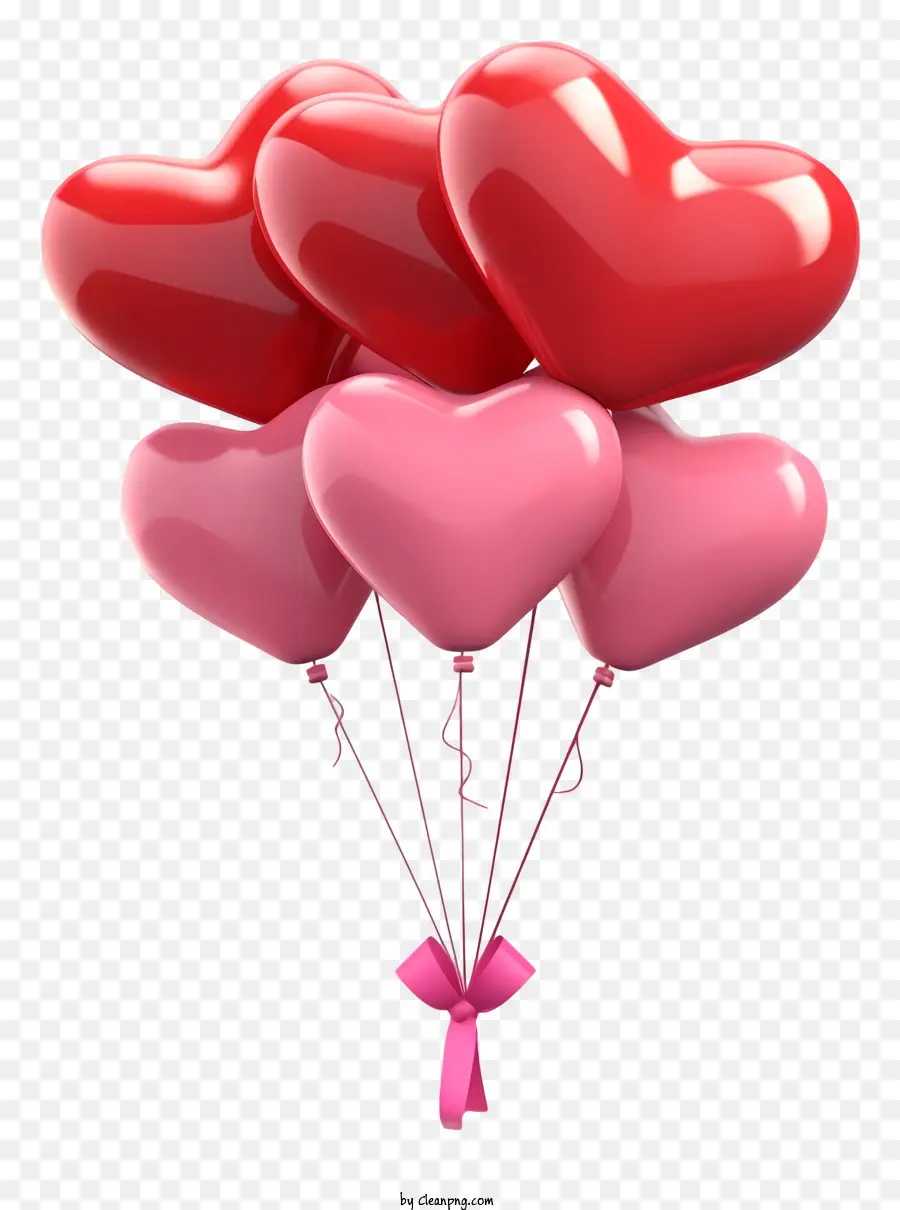 Ballon Cadeau Réaliste 3d Valentine，Mots Clés PNG