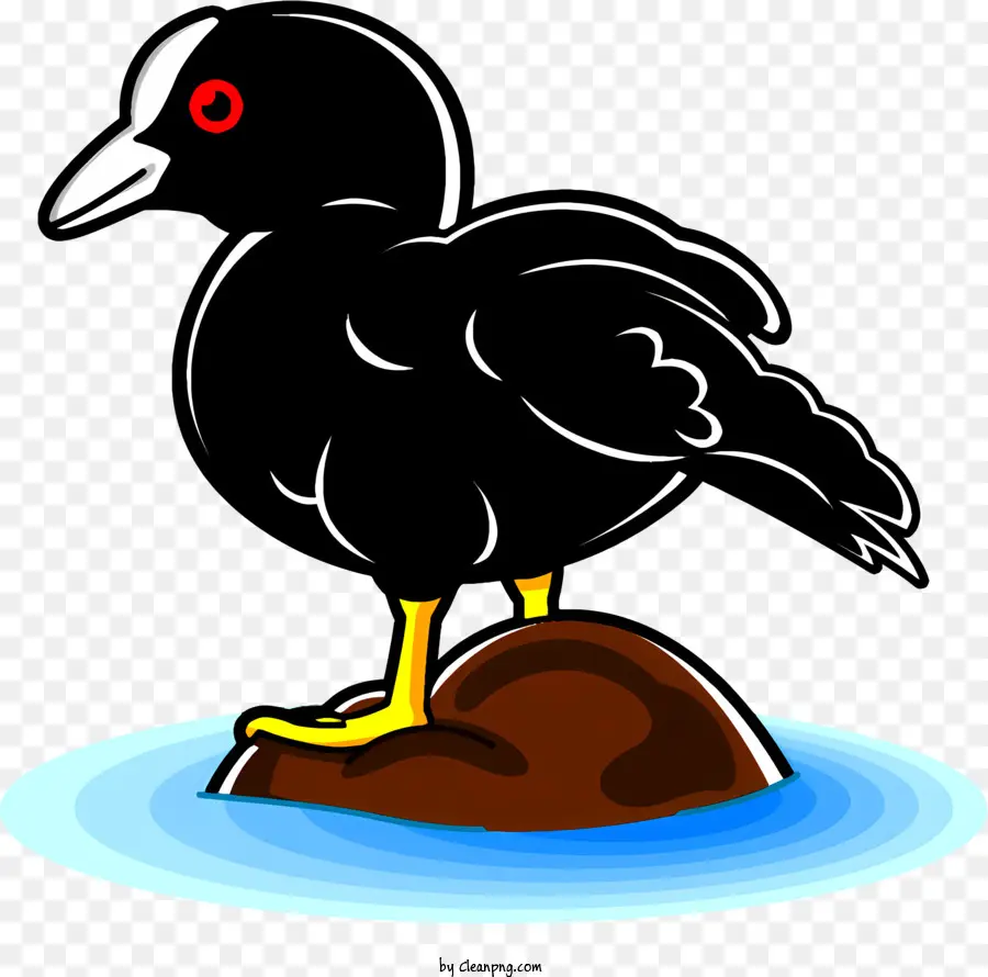 L'oiseau Noir，Les Yeux Rouges PNG