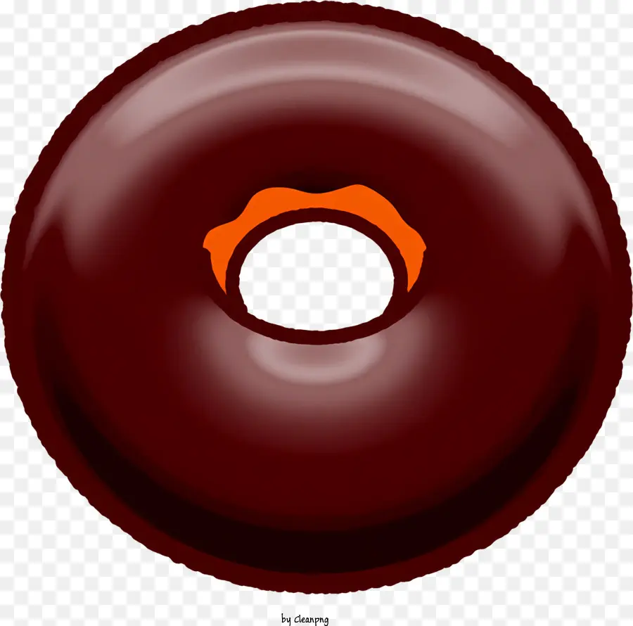 Chocolat Beignet，Glaçage Au Chocolat PNG