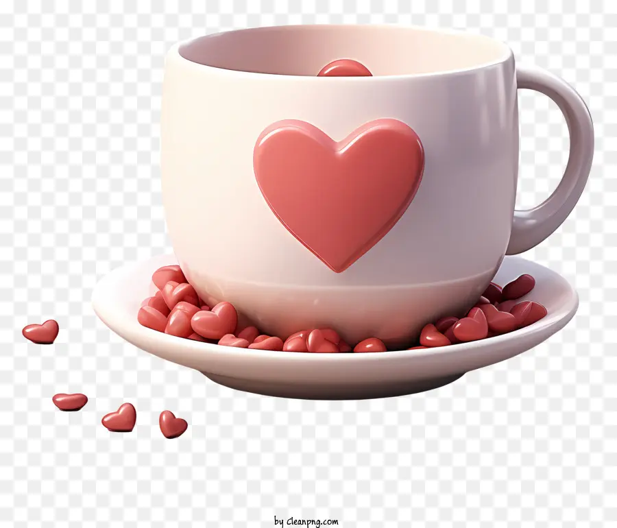Tasse à Café，Le Jour De Valentines PNG