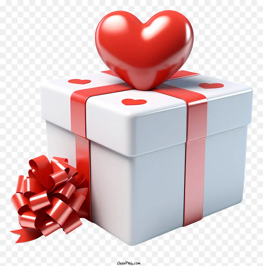 Boîte Cadeau，Heartshaped Cadeau PNG