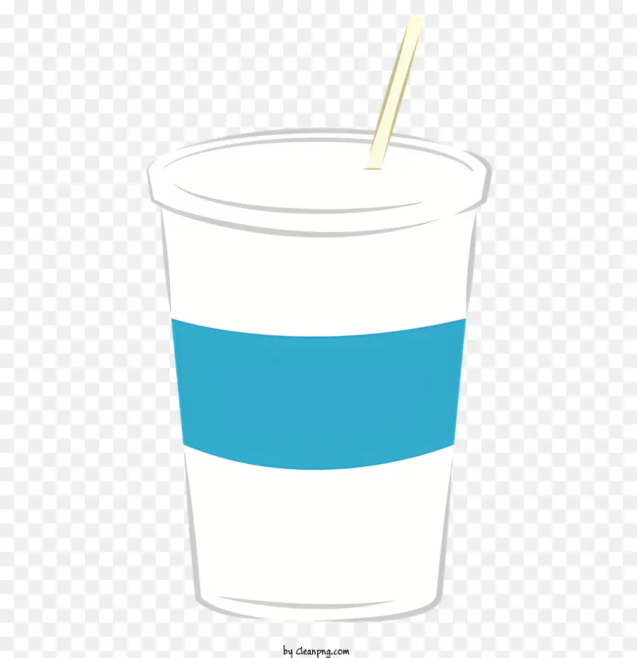 Tasse En Plastique，Tasse De Bande Bleue PNG