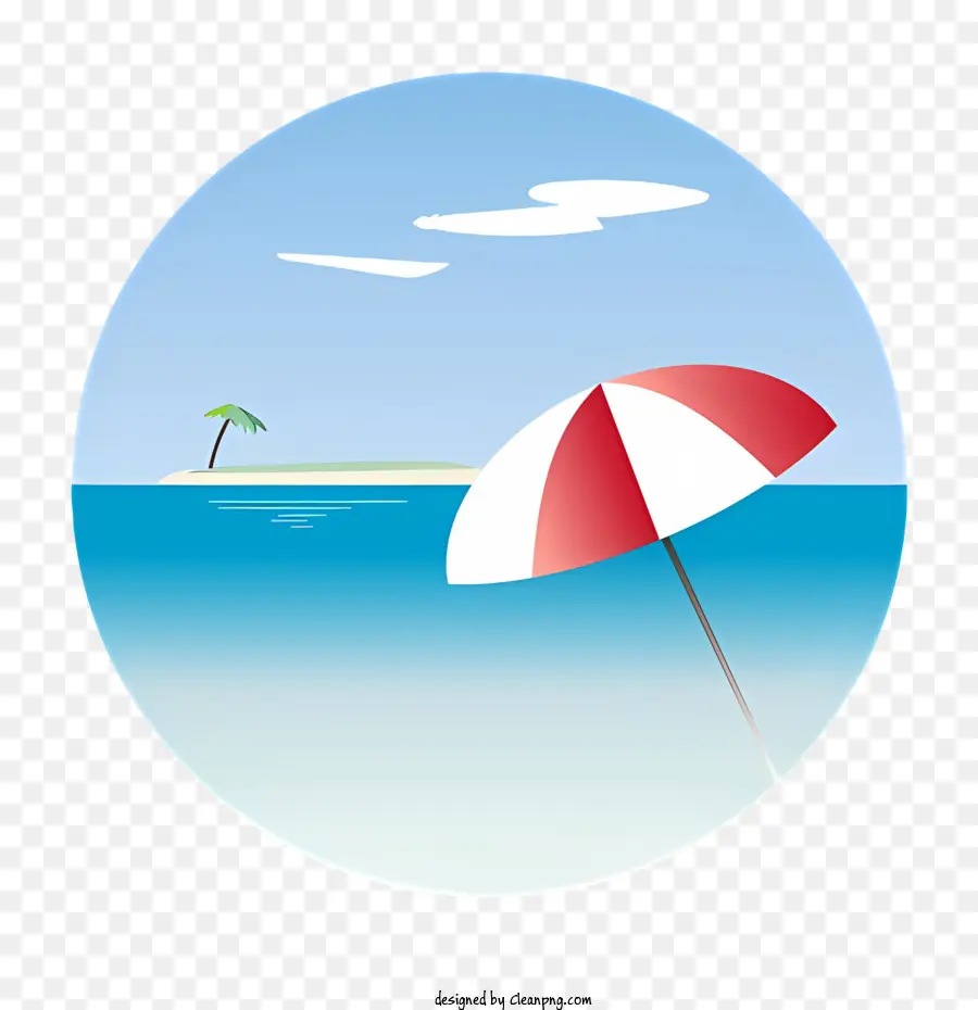 Parasol，Plage De Sable PNG