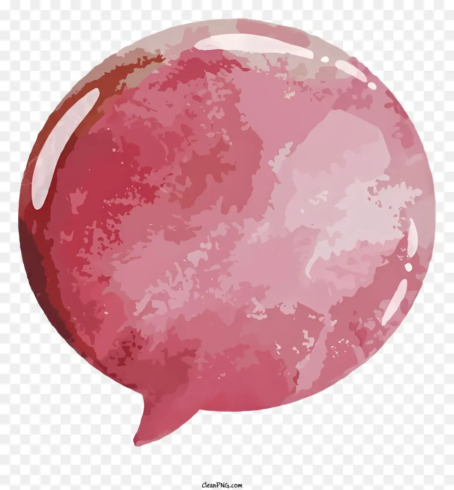 Dessin Animé，Bulle Rose PNG