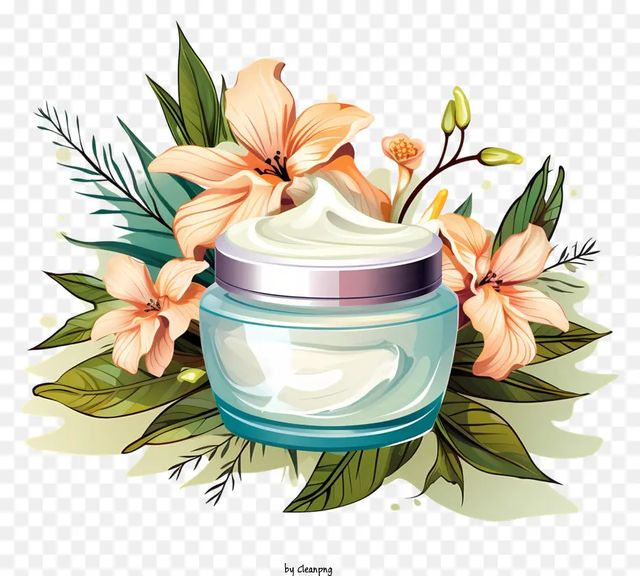 Soulagement De La Peau En Hiver，Pot De Crème PNG