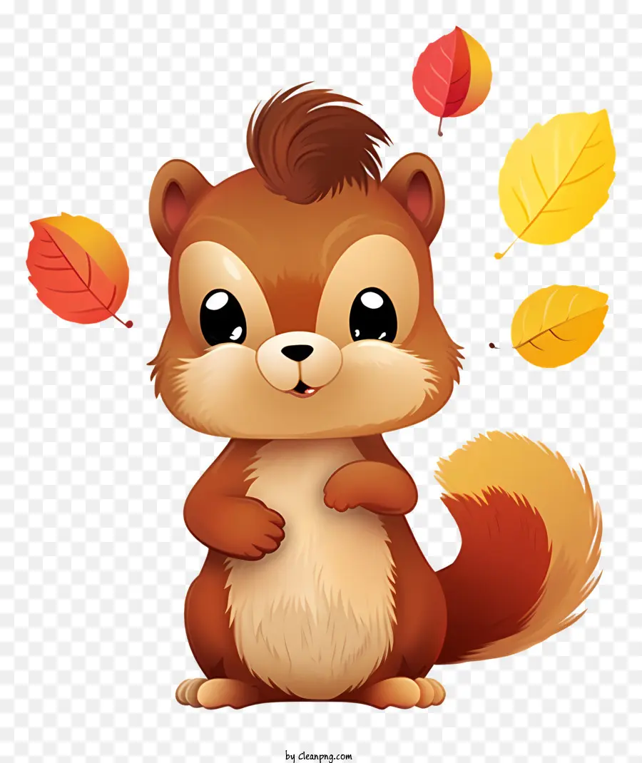 Emoji Bébé écureuil，écureuil Mignon PNG