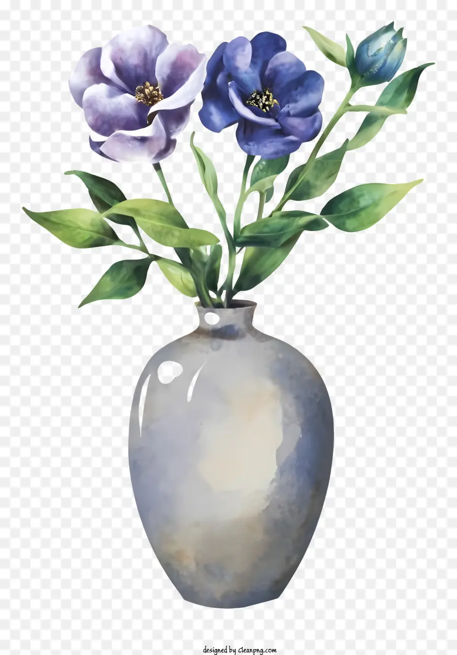 Dessin Animé，Vase à Fleurs PNG