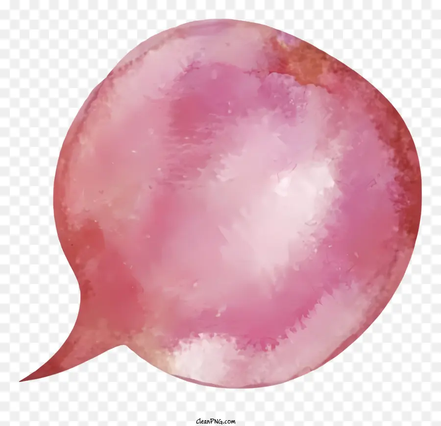 Dessin Animé，Bulle Rose PNG