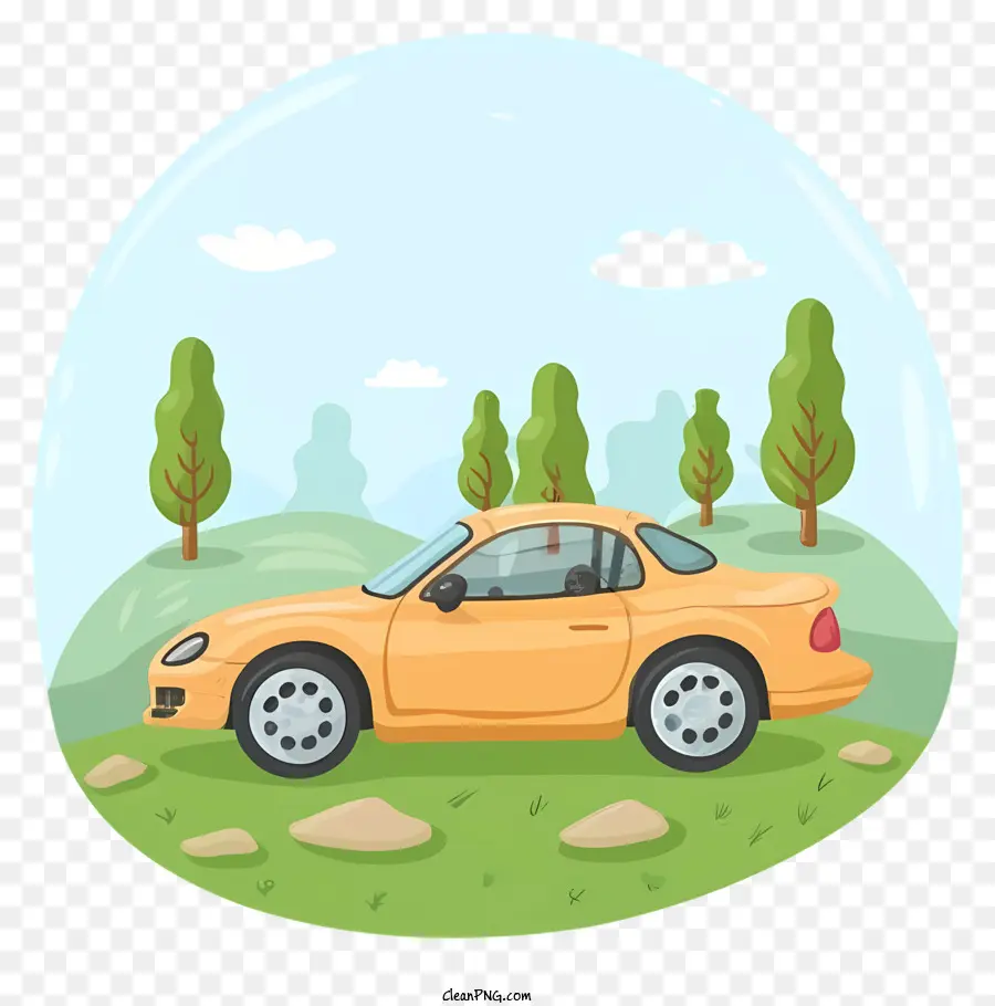 Dessin Animé，Voiture Illustration PNG