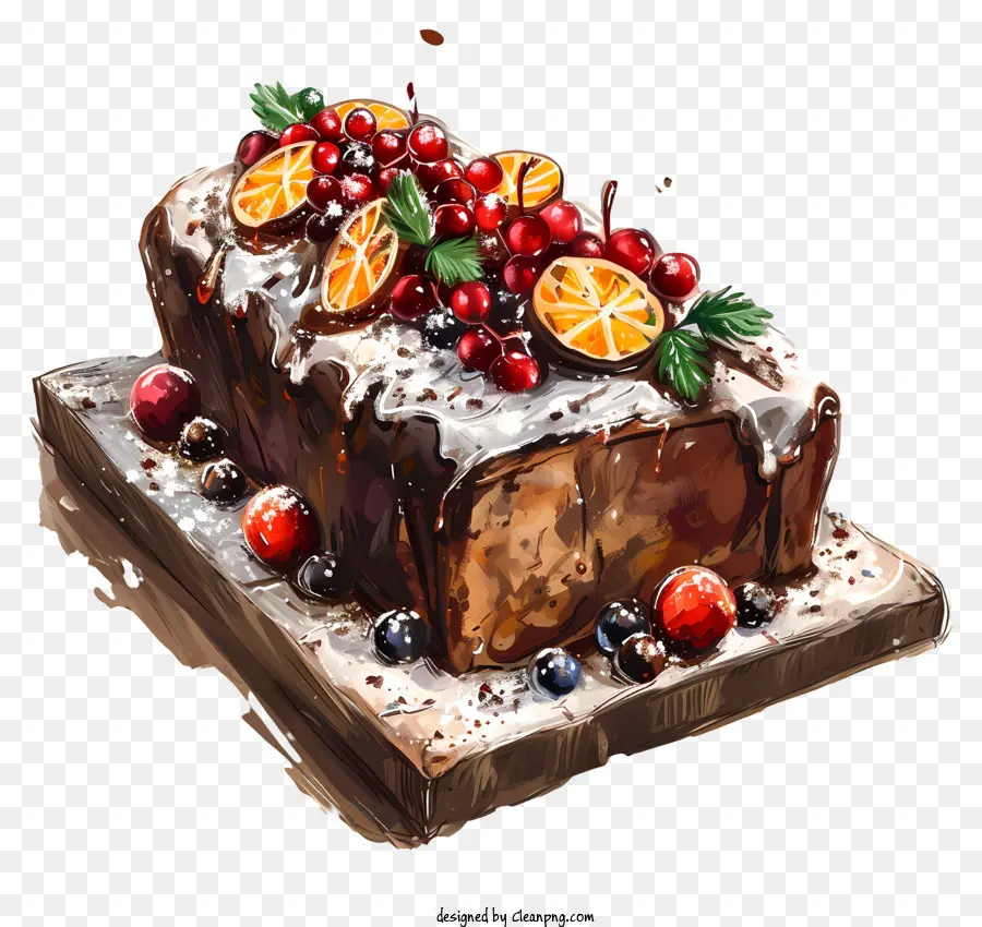 Gâteau De Fruits Secs Mélanger Jour，Gâteau Au Chocolat PNG