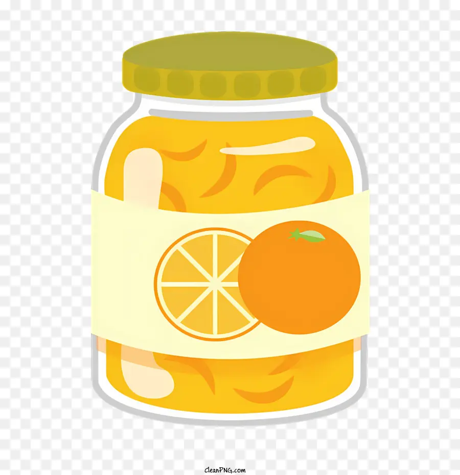 Icône，Pot De Confiture D'oranges PNG