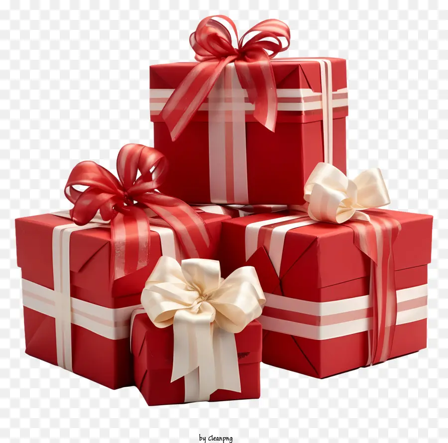 Boîte Cadeau，Cadeaux Rouges PNG