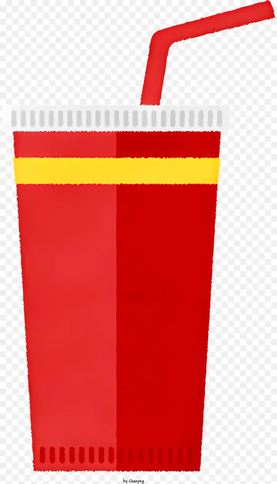 Tasse En Plastique Rouge，La Paille De La Coupe Du PNG