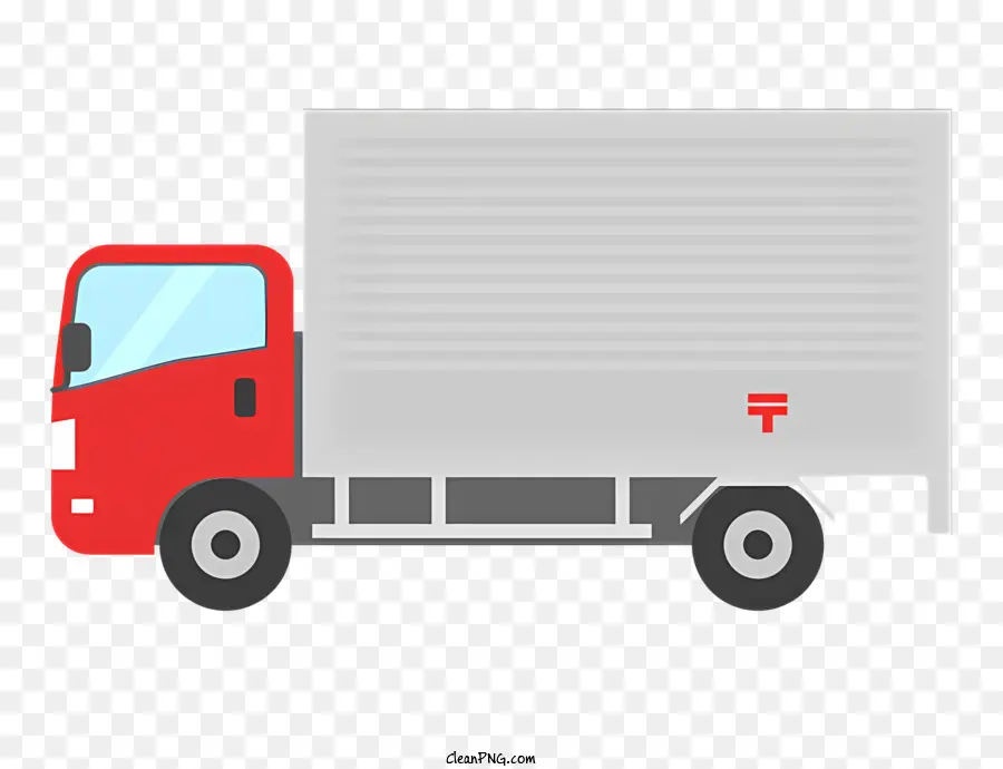 Camion Rouge，Remorque PNG