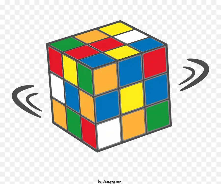 Rubik's Cube，Cube 3d PNG
