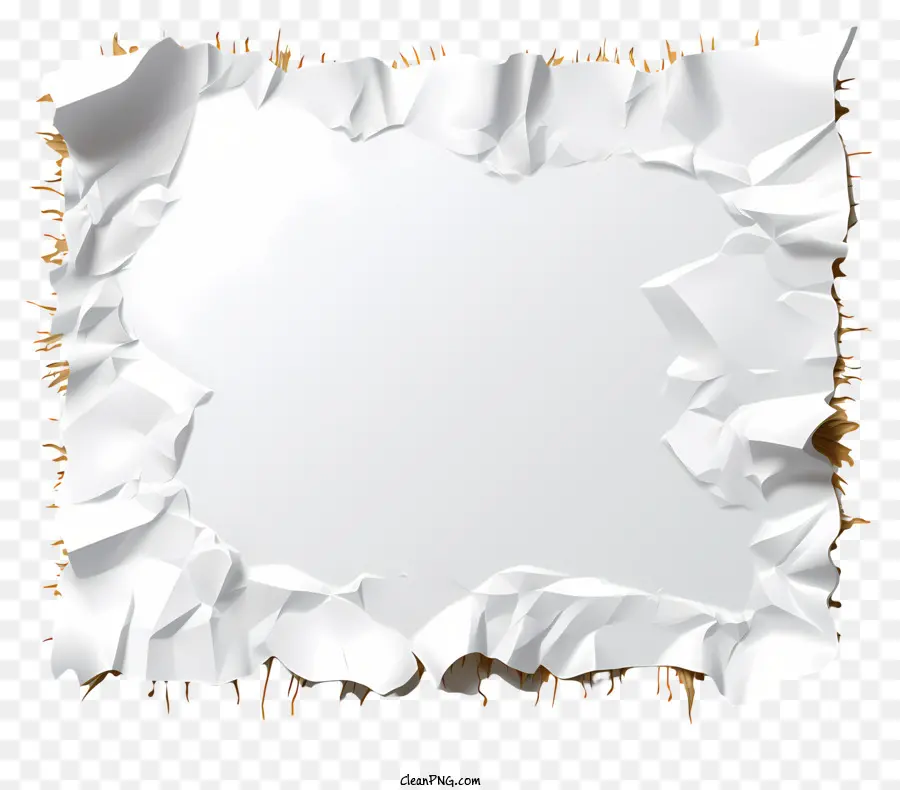 Papier Déchiré De Style Réaliste，Papier Déchiré PNG