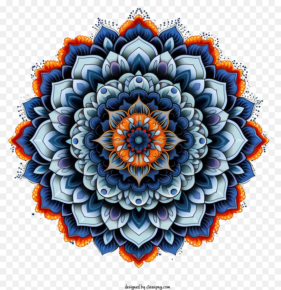 Mandalas，Mandala Coloré PNG