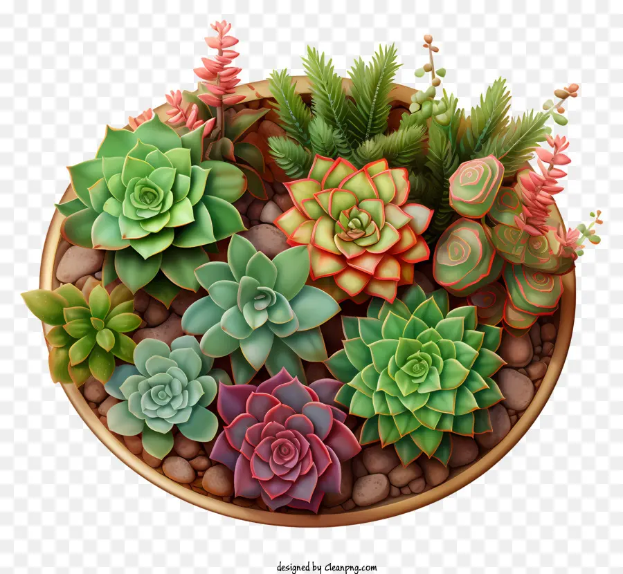 Plantes Succulentes Réalistes，Plantes Succulentes PNG