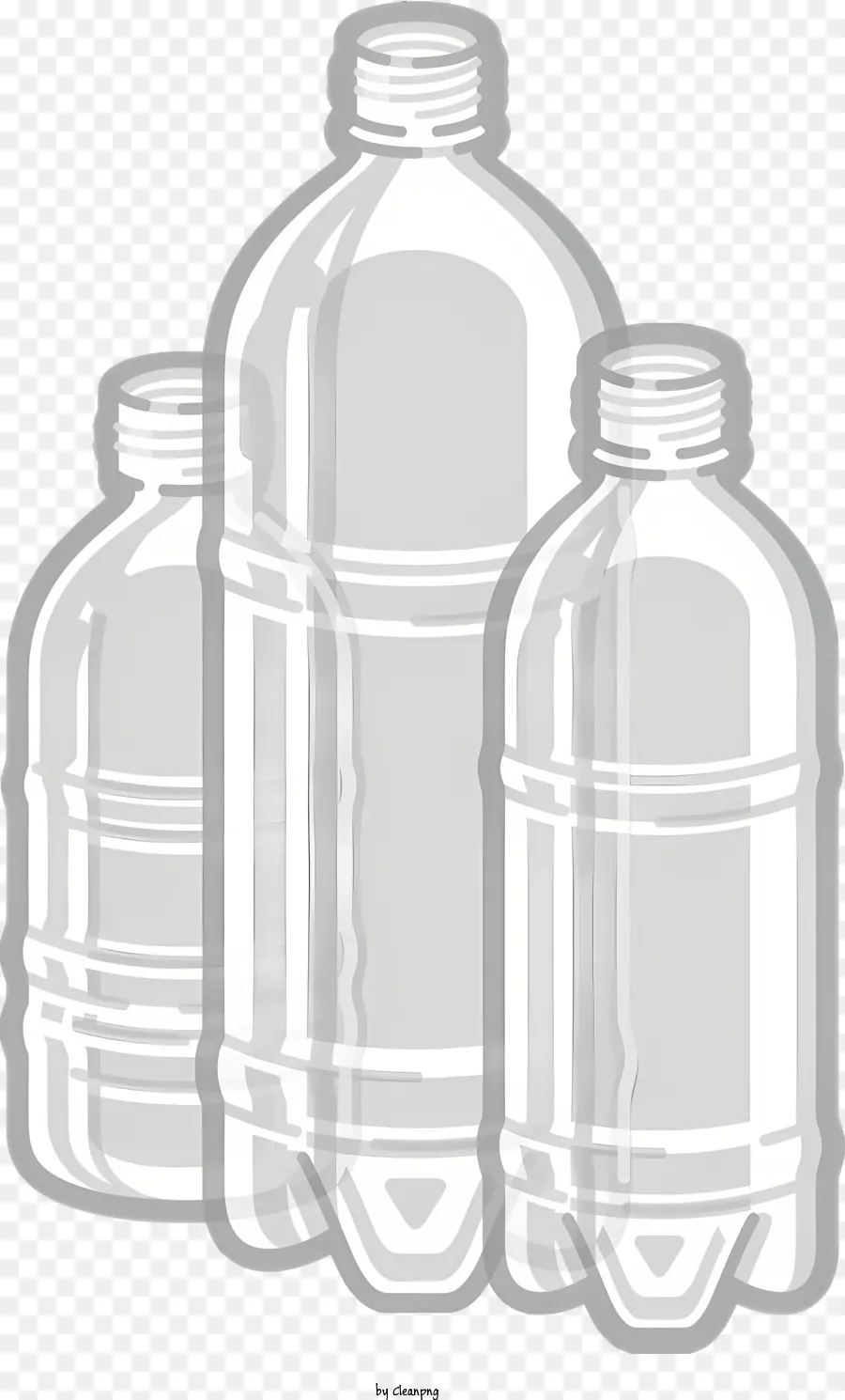 Les Bouteilles En Plastique，Bouteilles Transparentes PNG