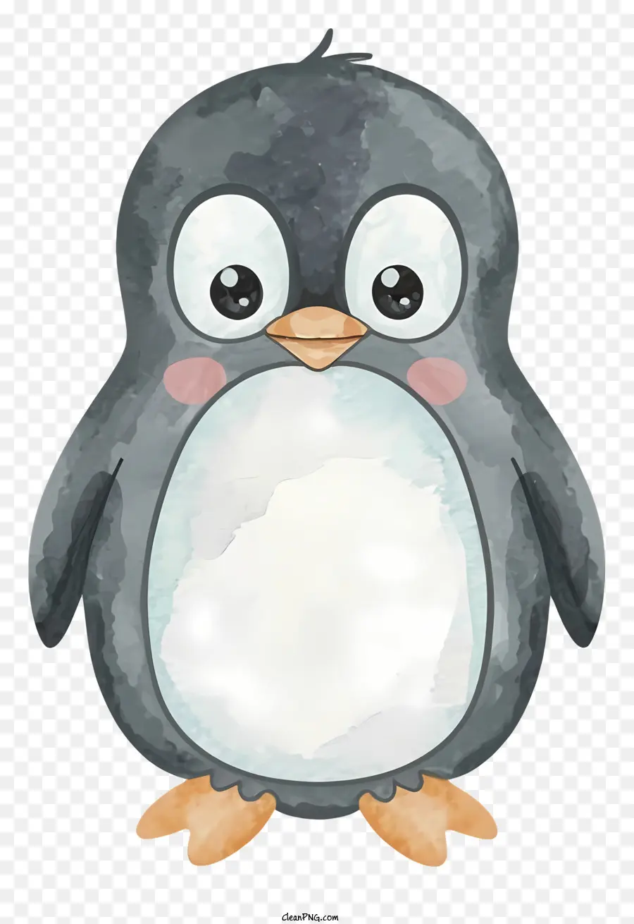 Enveloppe，Aquarelle Pingouin PNG