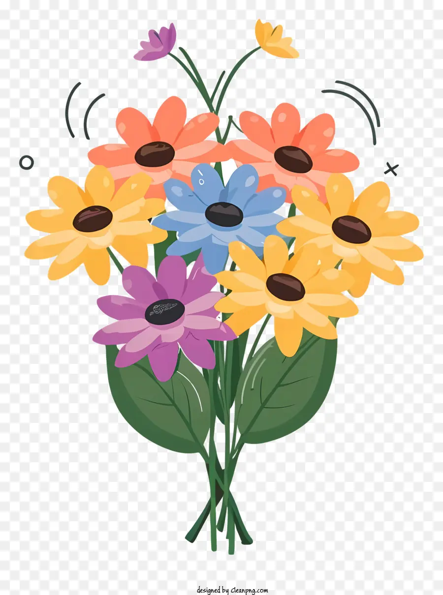 Dessin Animé，Fleurs PNG