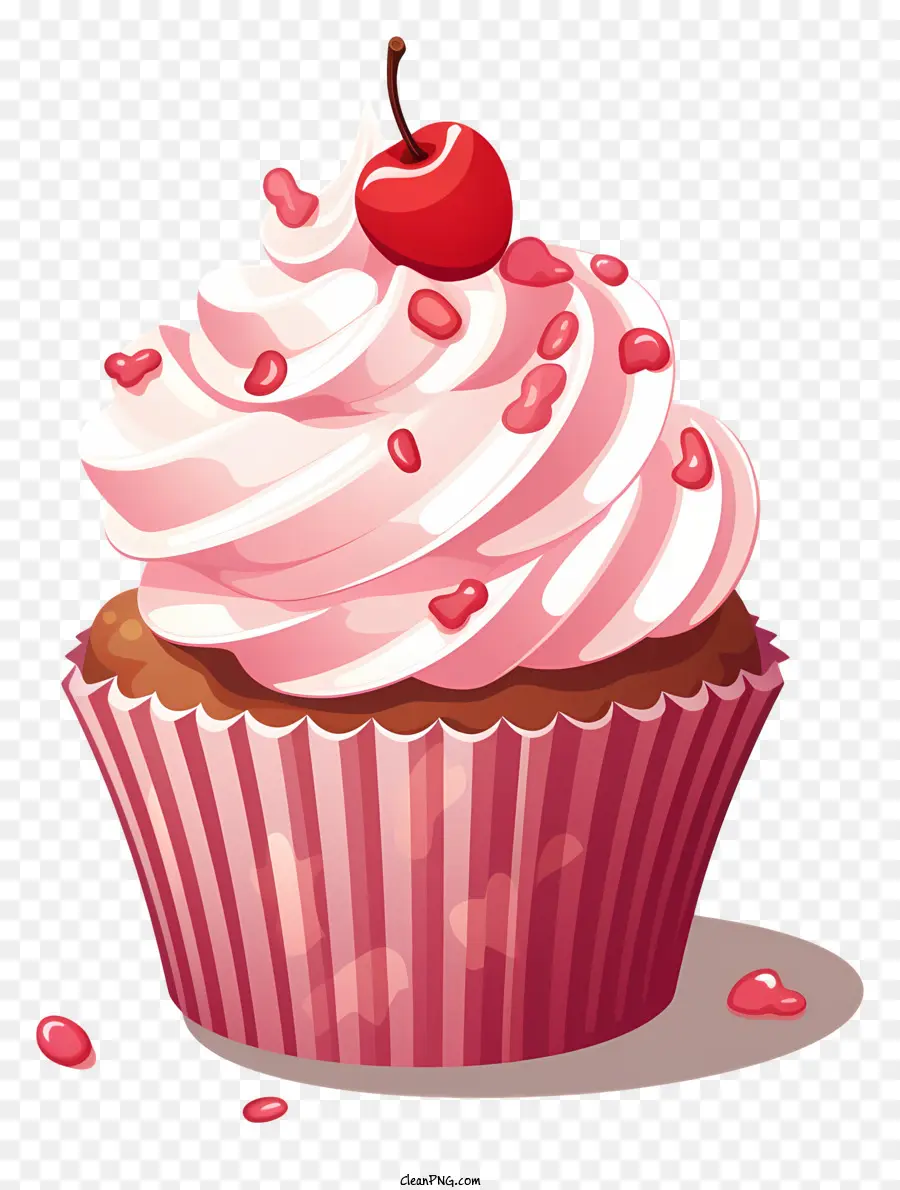 Esquisse Cupcake，Rose Cupcake PNG