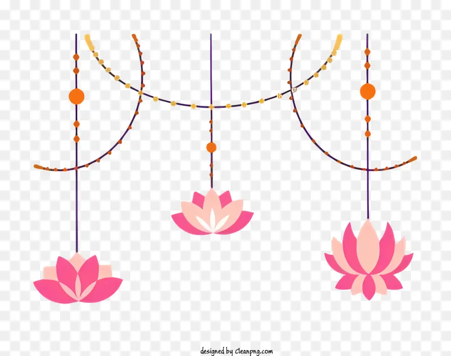 Journée De La Bodhi，Décorations De Lotus PNG