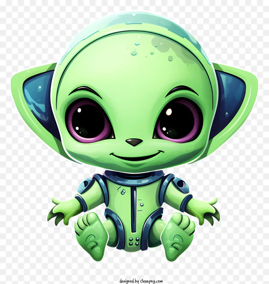 Extraterrestre Mignon，Extraterrestre Vert PNG