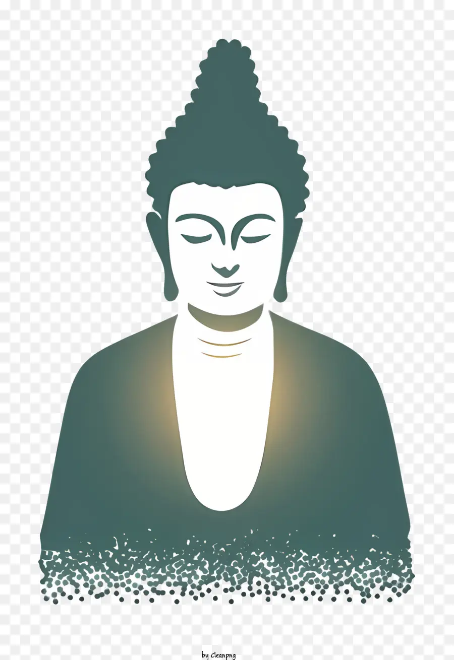 Journée De La Bodhi，Silhouette De Bouddha PNG