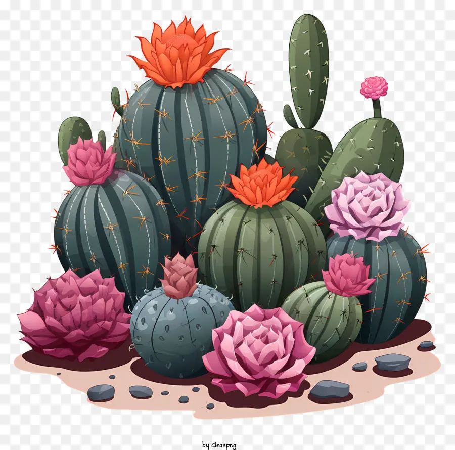 Succulentes Doodle，Cactus PNG