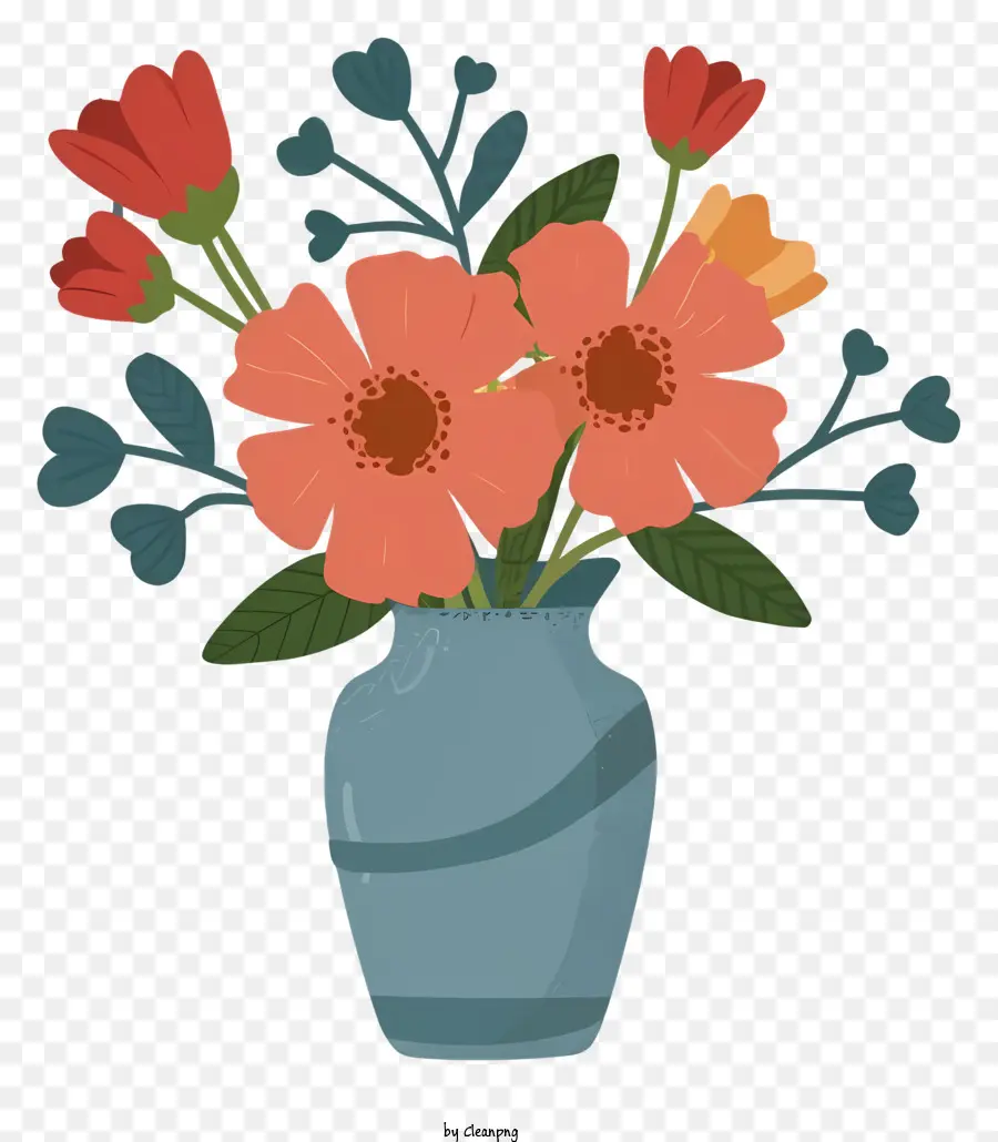 Dessin Animé，Bouquet De Fleurs PNG