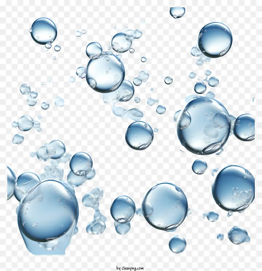 Bulles D'eau De Savon，Bubbles Dans L'eau PNG
