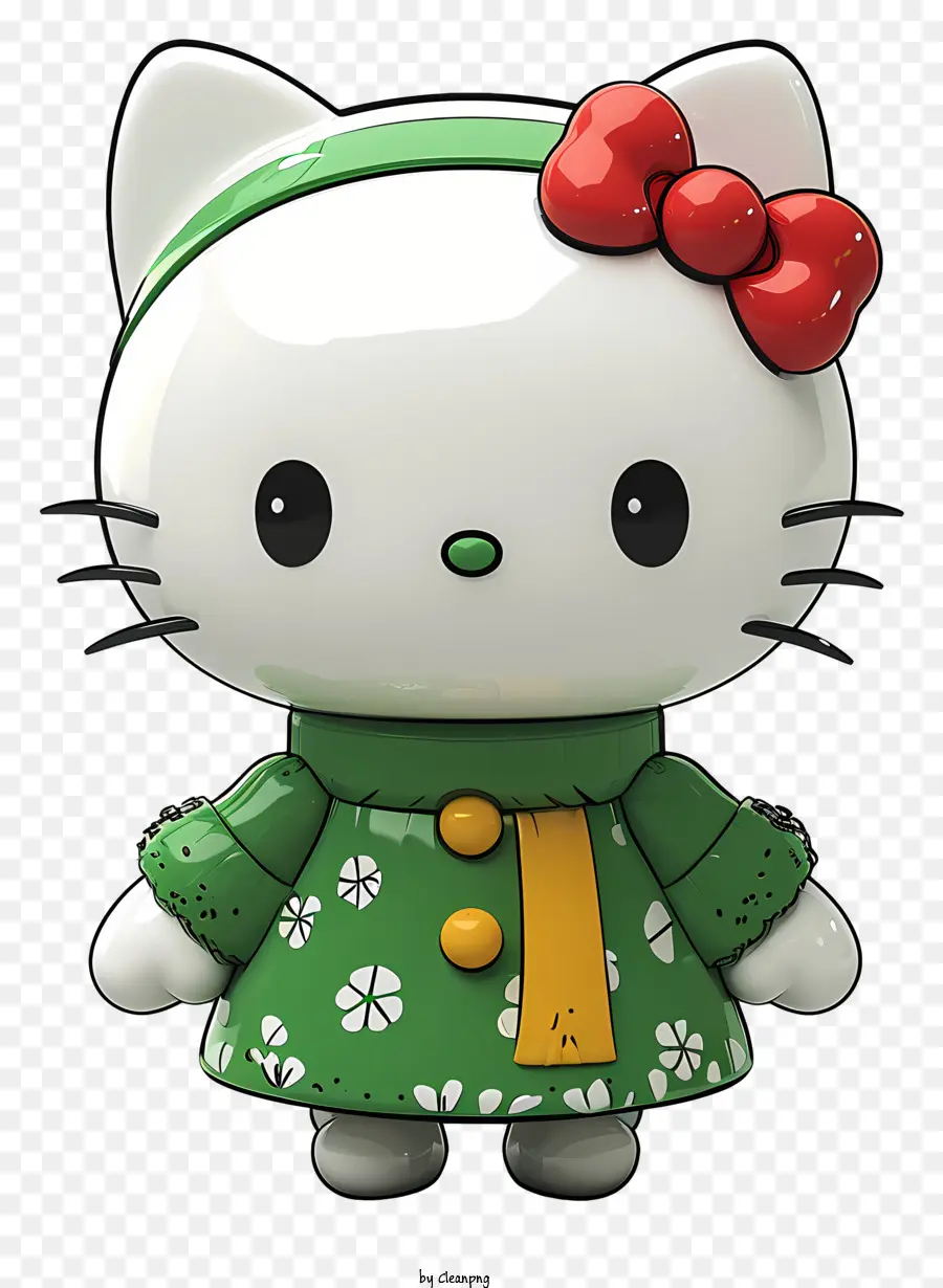 Style Réaliste Hello Kitty Mascot，Hello Kitty PNG
