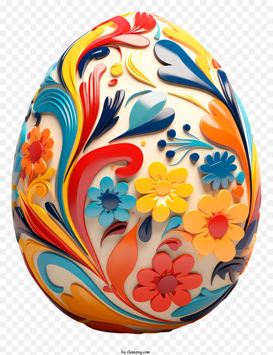 Oeuf De Pâques，œuf Décoratif PNG