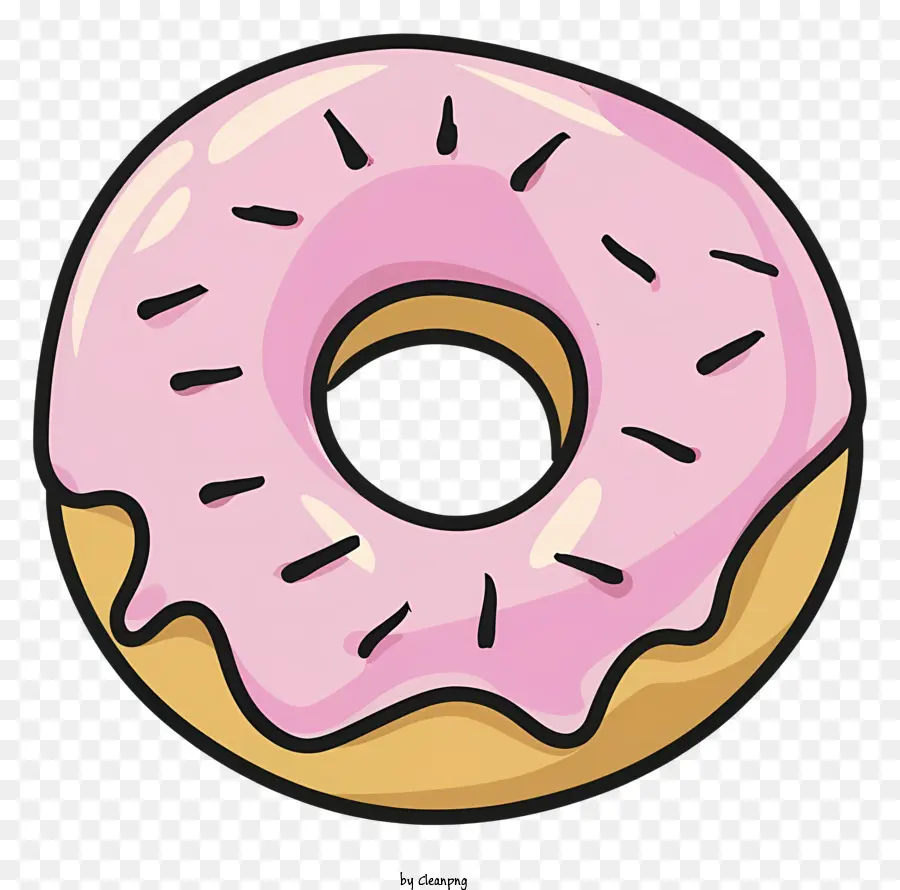 Dessin Animé，Donut PNG