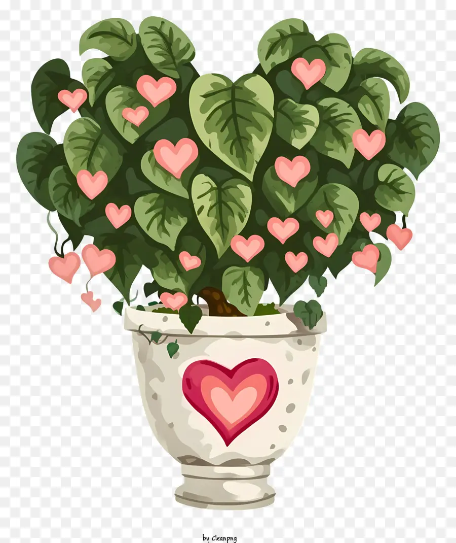 Emoji De La Plante De La Saint Valentin，Les Plantes D'intérieur PNG