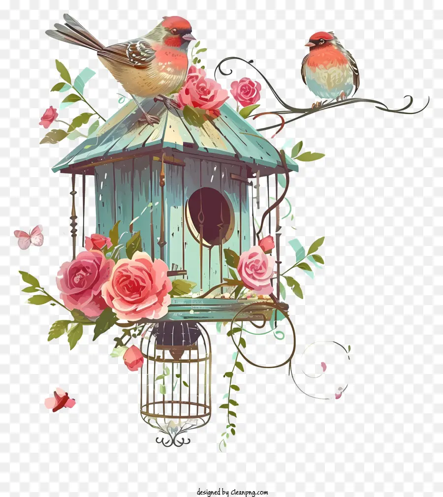 Amour Bird House，Nichoir PNG