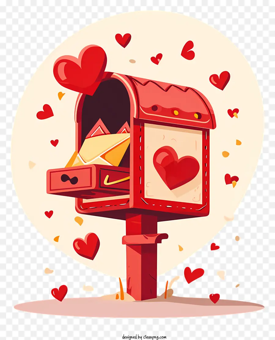 Boîte Aux Lettres De La Saint Valentin，Boîte Aux Lettres PNG