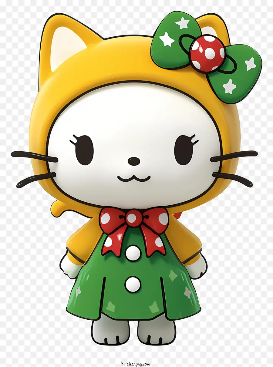 Mascotte De Bonjour Kitty De Style Réaliste，Bonjour Kitty PNG