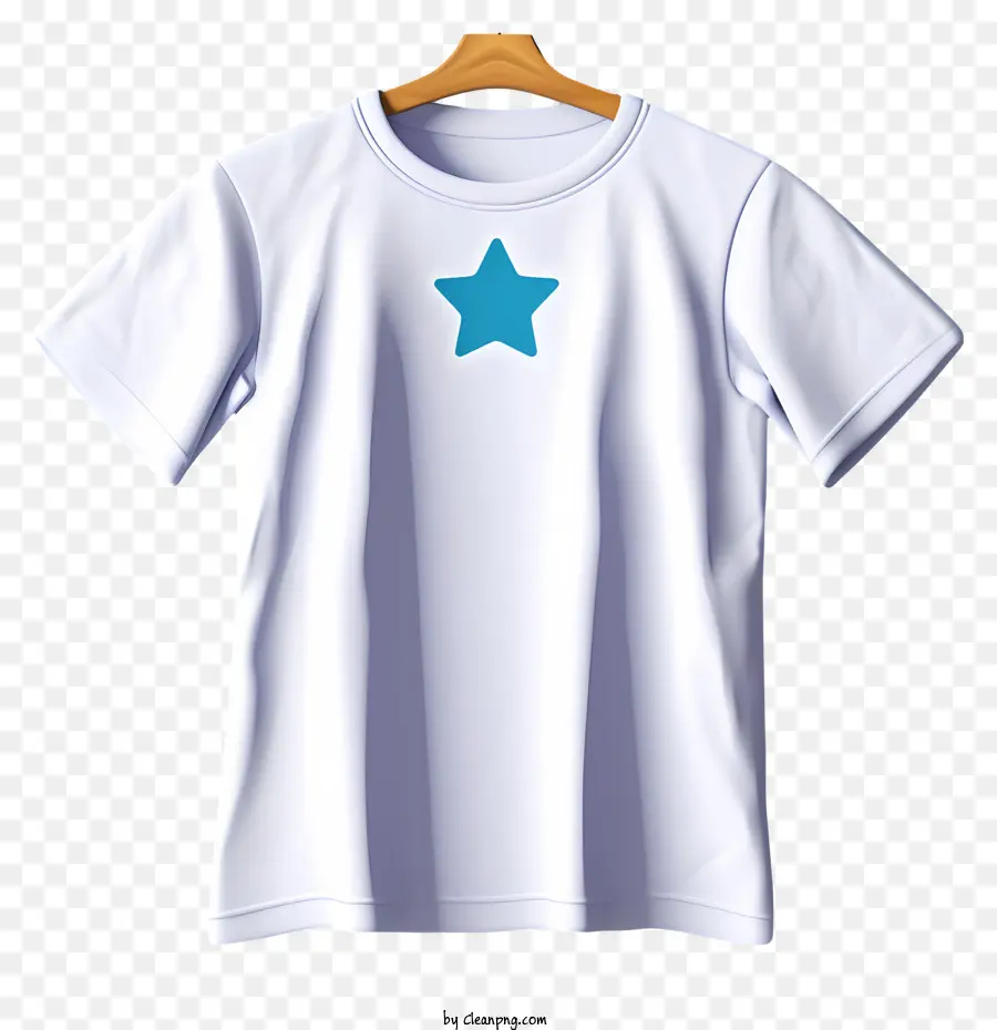 T Shirt De Style 3d Réaliste，T Shirt Blanc PNG