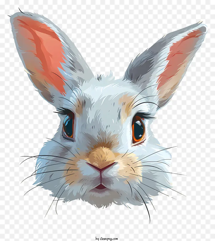 Visage De Lapin，Lapin PNG