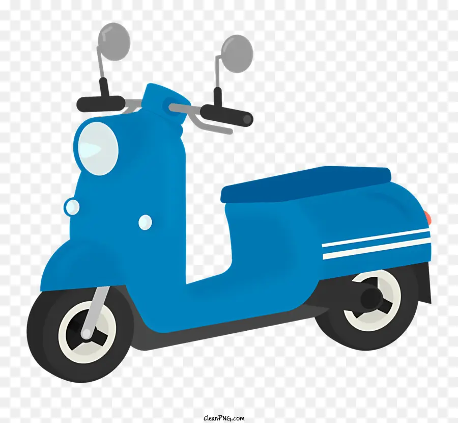 Bleu Scooter，Moto PNG