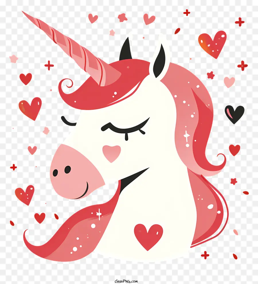 Licorne De La Saint Valentin，Licorne PNG