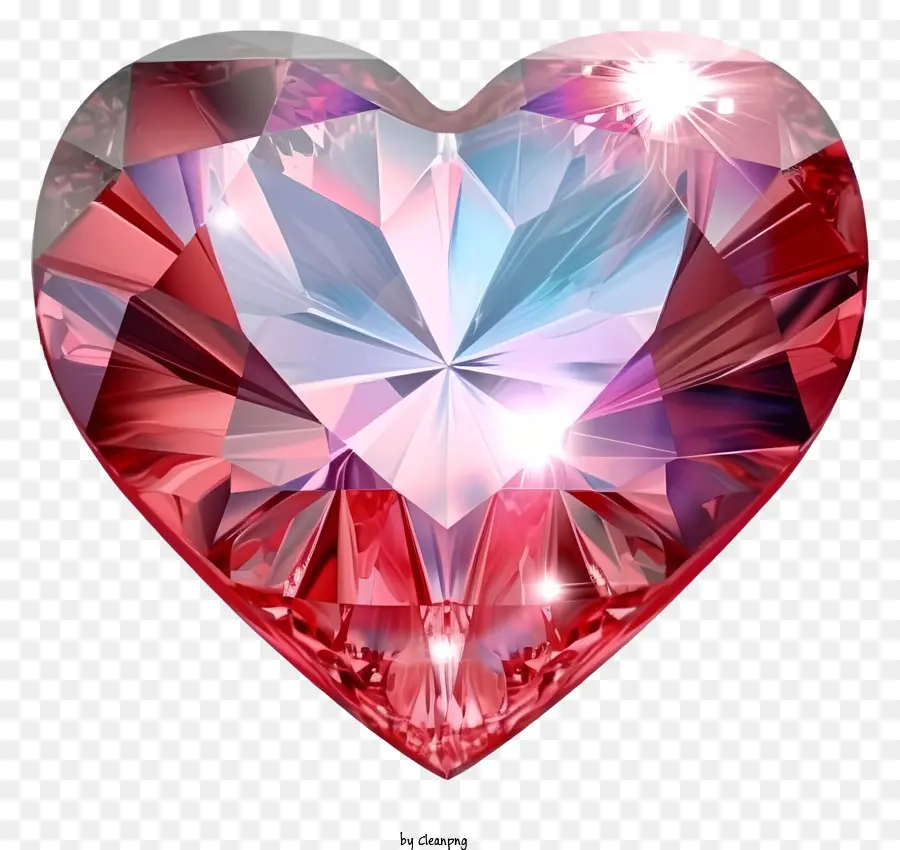 Pasttel Valentine Heart Diamond，Coeur En Forme De Diamant PNG